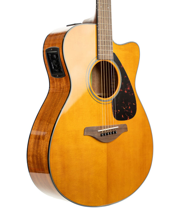 Yamaha FSX800C Small Body Acoustic Electric Guitar Bundle w/ Gig Bag