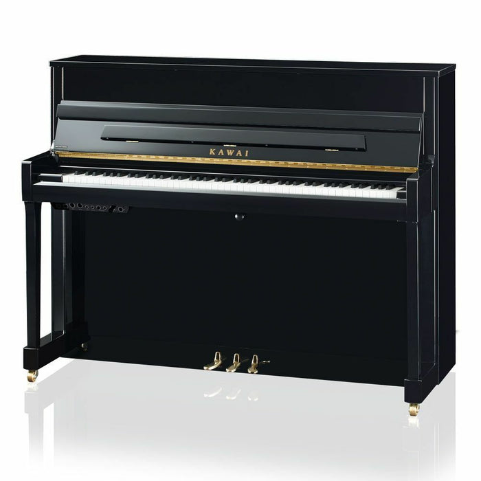 Kawai 45” K200-ATX3 Hybrid Upright Piano | Polished Ebony | New