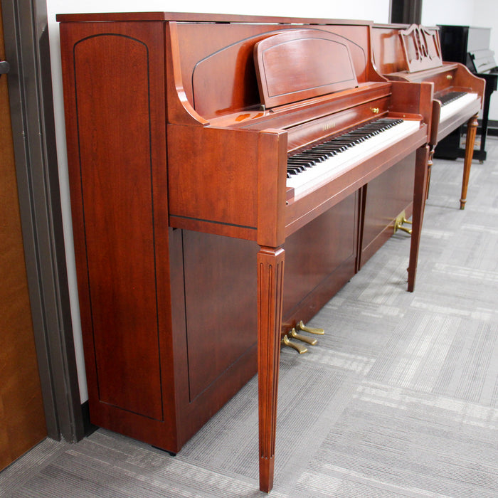 Yamaha M450 TC 44.5" Console Upright Piano | Cherry | Used