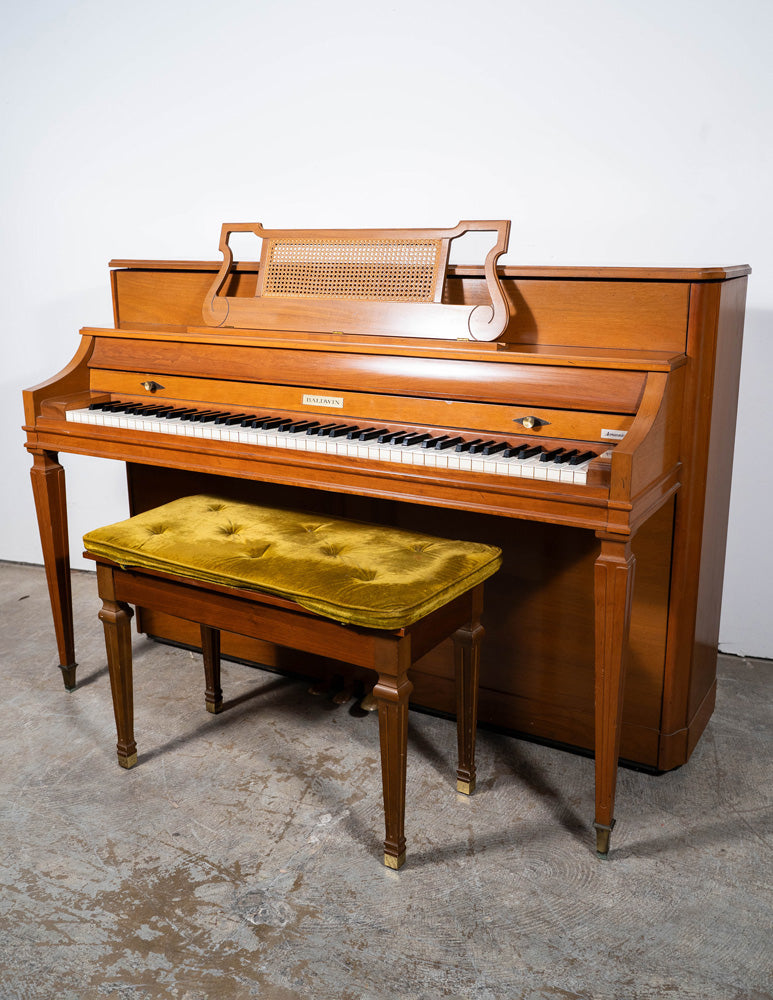 1940 Baldwin Acrosonic Upright Piano | Walnut | Used — Alamo Music