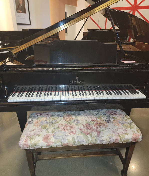 1994 Kimball 5'8" 580P Grand Piano | Ebony Polish | SN: R18625