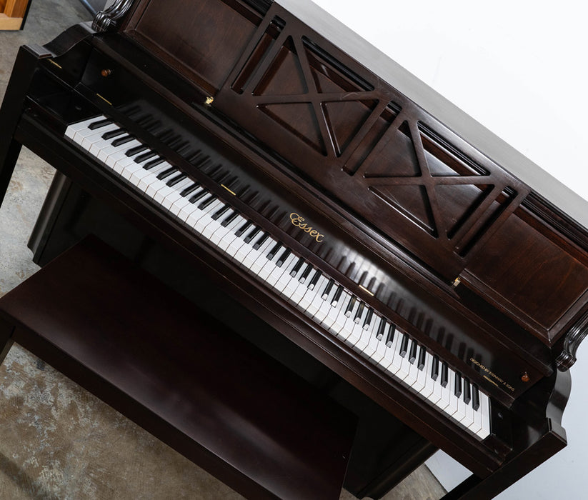 Essex EUP-116 Console Upright Piano | Dark Mahogany Satin | Serial No. E109951 | Used