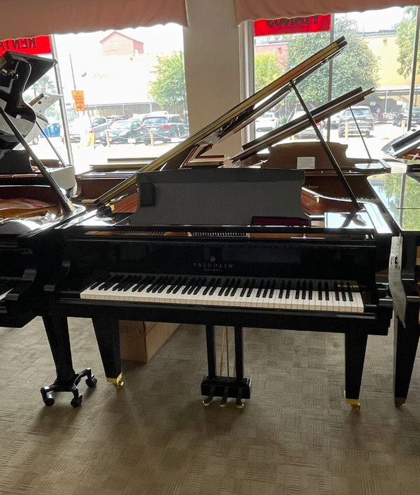 Fridolin 5'1" F156 Grand Piano | Polished Ebony