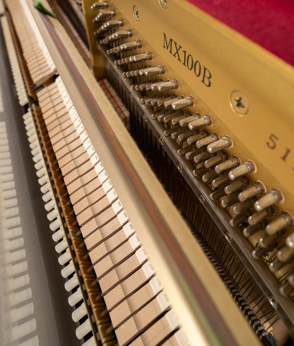 1992 Yamaha MX100B Disklavier Upright Piano | Polished White | Serial No. 5124177 | Used