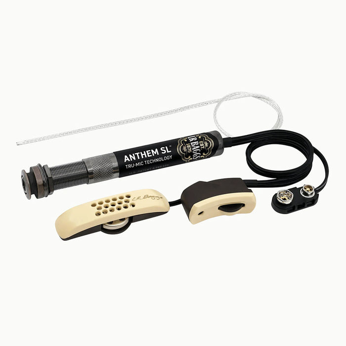 LR Baggs Anthem SL Internal TruMic system with Element pickup and endpin preamp with volume control
