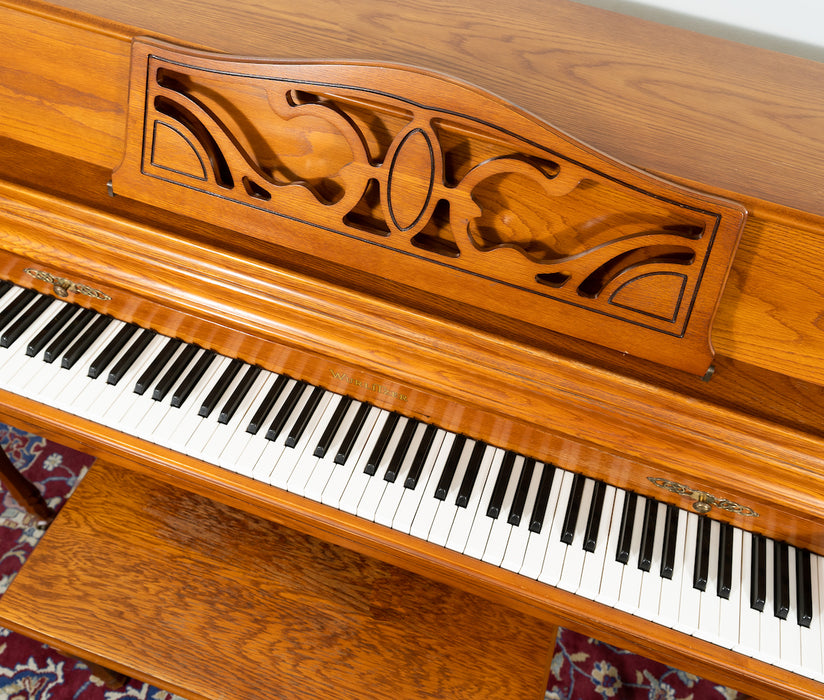 Wurlitzer Classic Upright Piano | Oak | SN: 2808735 | Used