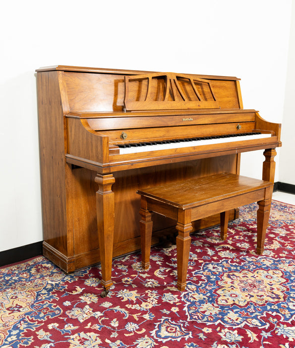 Baldwin 42" Acrosonic Upright Piano | Satin Oak | SN: 1432089