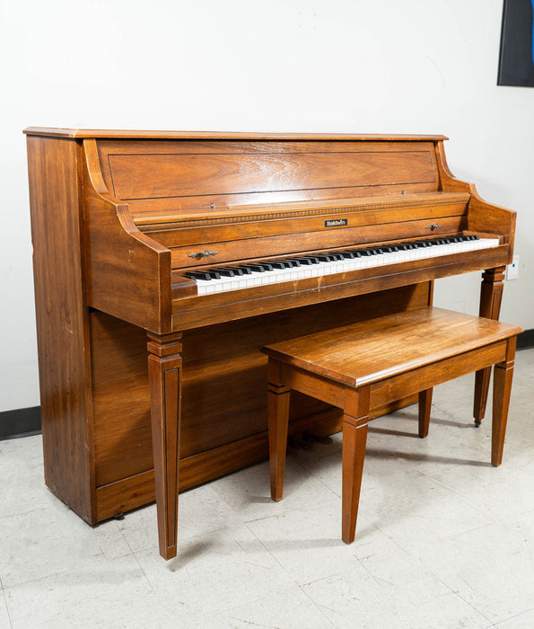 1987 Baldwin 623 Console Upright Piano in Satin Walnut - Serial No. 1389889 | Used