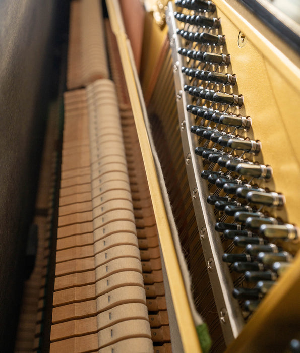 Yamaha U1 Upright Piano | Polished Ebony | 48" | 1987 | Serial No. 4358318 | Used