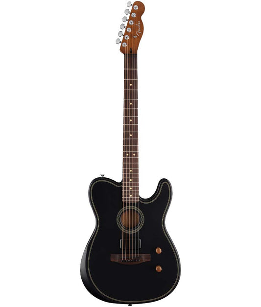 Fender Acoustasonic Standard Telecaster Electric Guitar - Black