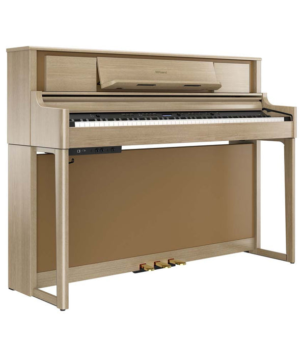 Roland LX705 Digital Piano Kit w/ Stand and Bench - Light Oak
