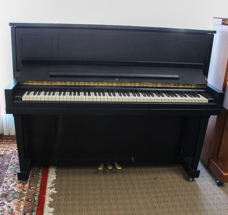 Steinway & Sons "45" Satin Ebony Studio Piano