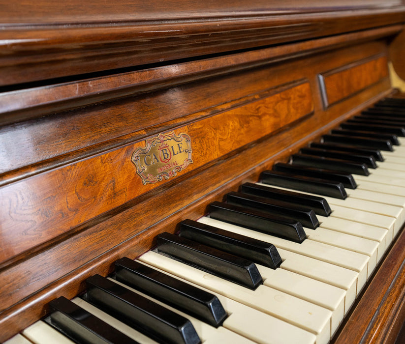 Cable Upright Piano in Satin Mahogany (1976) | Serial No. 433806 | Used