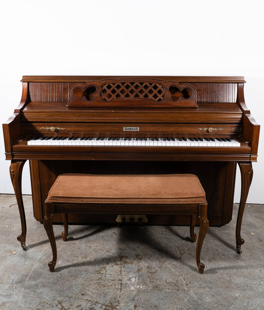 Kimball Artist Console Upright Piano | Mahogany | Serial No. B70135 | Used