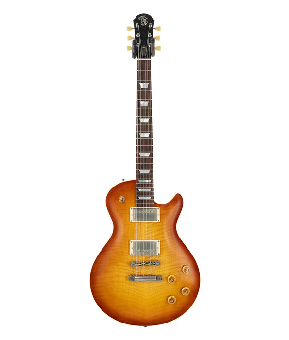 Patrick James Eggle Macon Carve Top Single Cut - Tea Burst