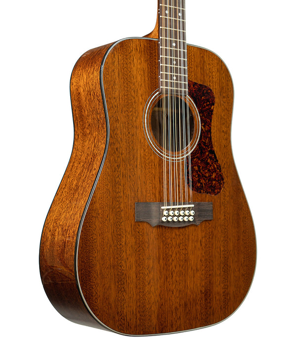 Guild D-1212, 12-String Mahogany Acoustic Guitar - Natural Gloss