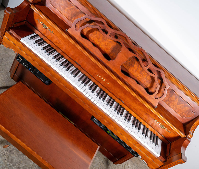 1995 Yamaha MX85P Upright Piano | Satin Mahogany | Serial No. T193829 | Used