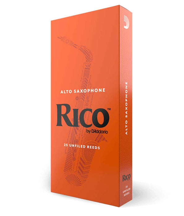 Rico Reeds #3 Alto Sax Reeds, 25 pack