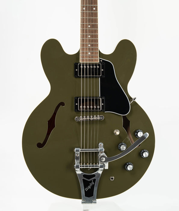 Pre-Owned Epiphone ES-335 Olive Drab Electric Guitar | Used