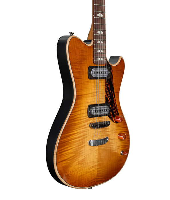 Powers Electric A-Type Electric Guitar - Wild Honey Burst | New