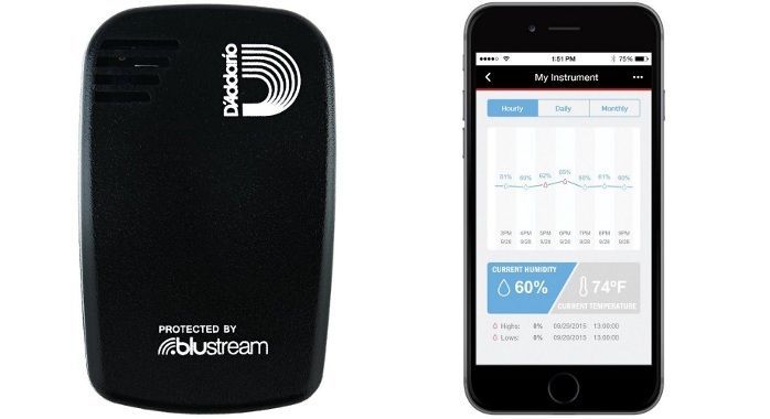 D'Addario Planet Waves Humiditrak - Bluetooth Humidity & Temperature Sensor Protect
