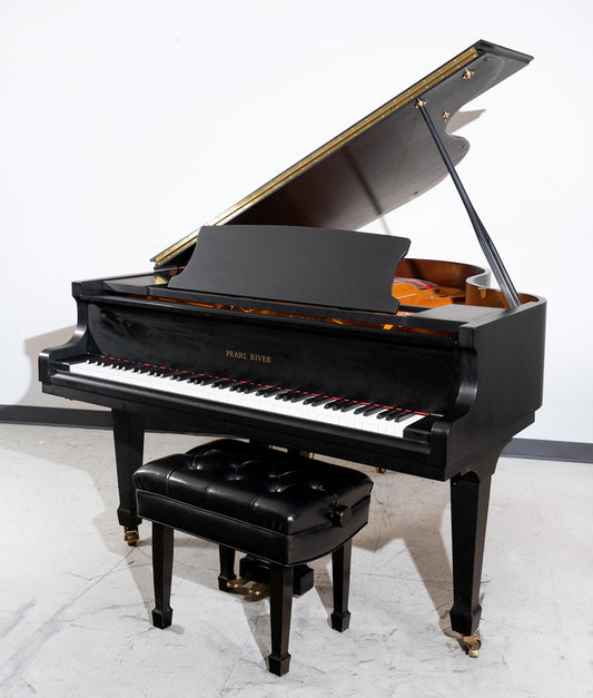 Pearl River GP170 Grand Piano | Satin Ebony | 5'7" | Serial No. 968995 | Used