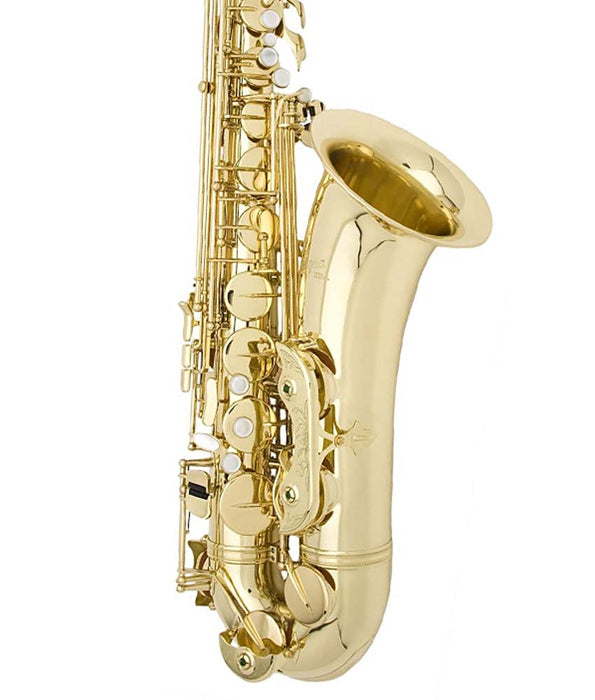 Antigua Winds X/P Bb Tenor Saxophone, Yellow Brass, Ribbed Construction, w/ Case