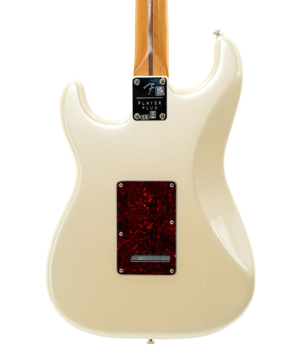 Pre-Owned Fender Player Plus Stratocaster Electric Guitar - Olympic Pearl | Used