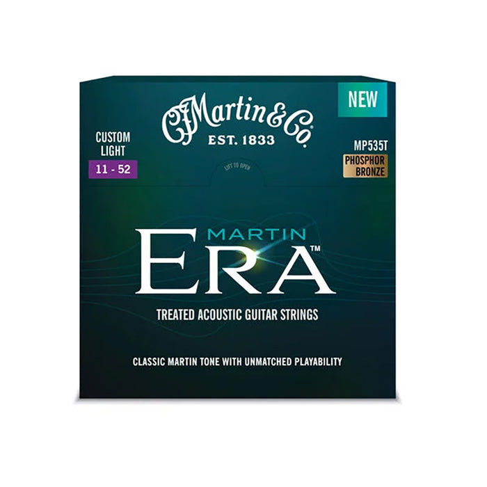 Martin Era Treated Acoustic Guitar Strings - .011-.052 Custom Light