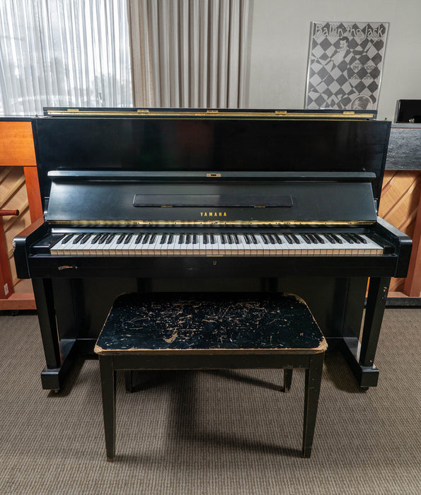 1974 Yamaha U1 Upright Piano | Satin Ebony | Serial No. D1807444 | Used