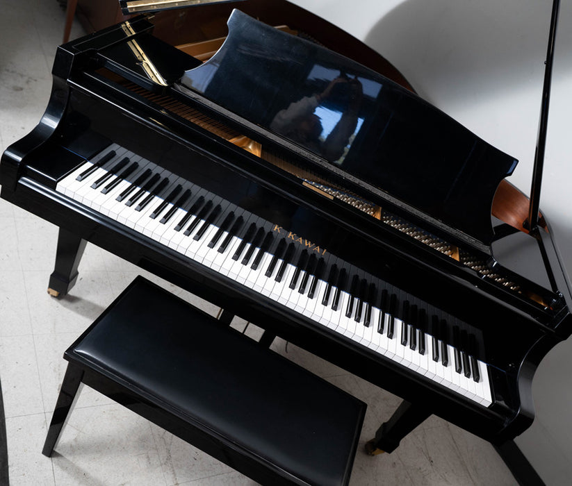 1982 Kawai KG2 Grand Piano | Polished Ebony | 5'10" | Serial No. 1306041P | Used