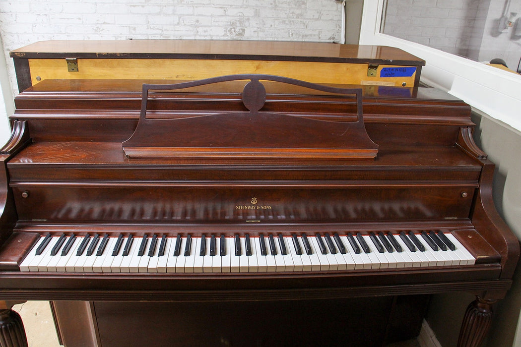 1946 Steinway & Sons 40" Console Piano | Polished Mahogany | SN: 0882