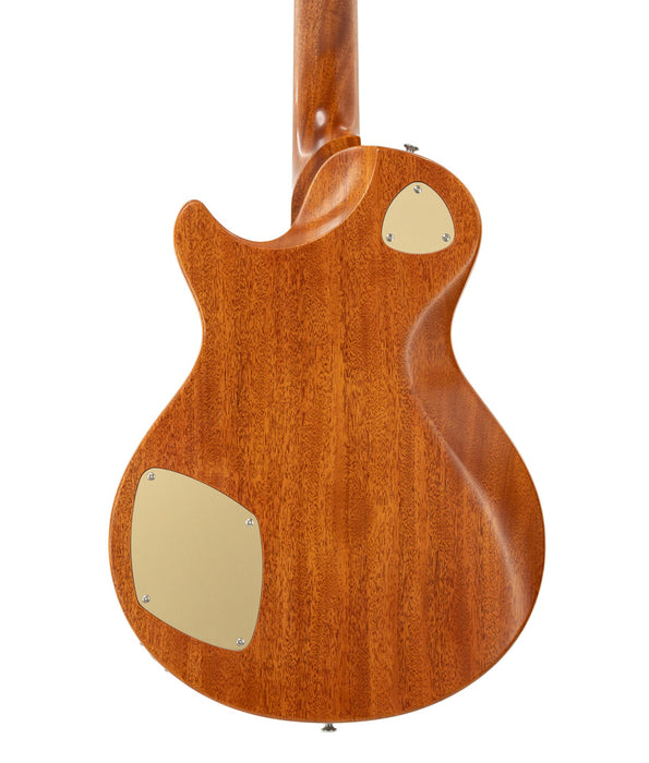 Patrick James Eggle Macon Carve Top Single Cut - Tea Burst