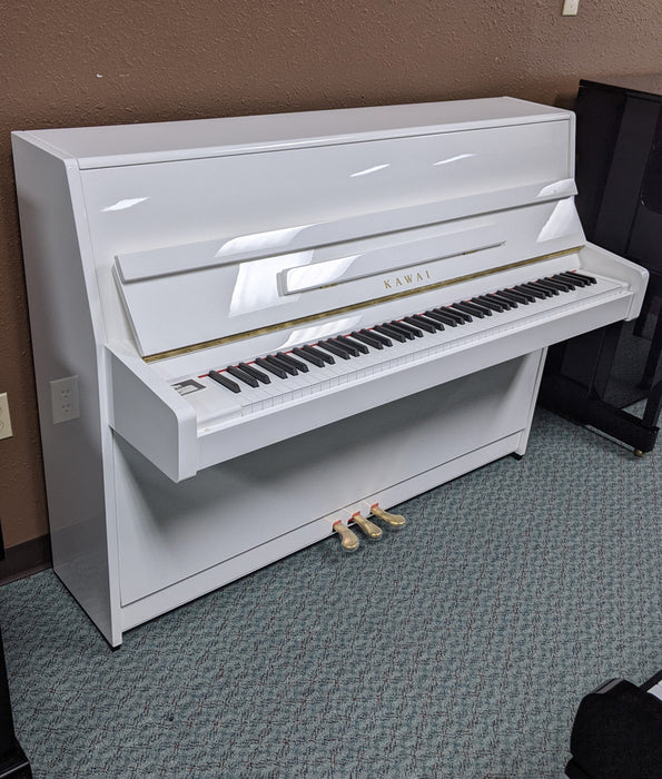 Kawai K-15 Continental Upright Piano (2023) | Polished White | 43.3” | Used