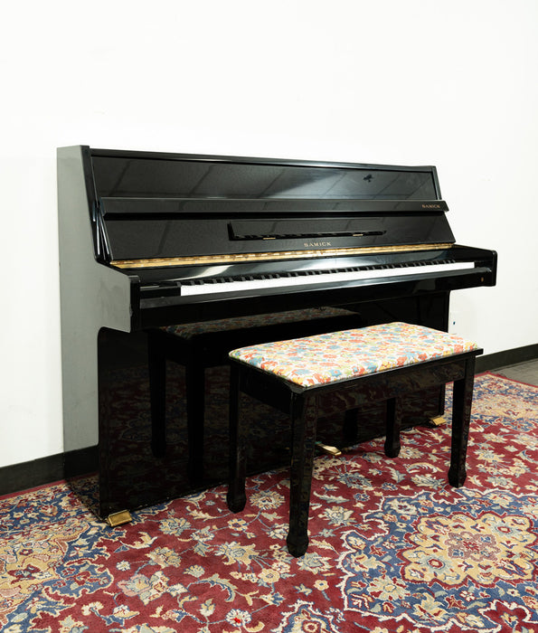 Samick 42" SU-105 Continental Upright Piano | Polished Ebony | SN: HHJ02708 | Used