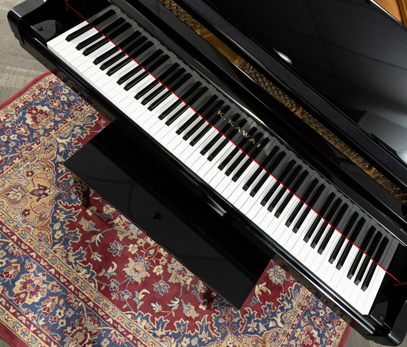 Kawai 5'0" GL-10 Baby Grand Piano w/ QRS System | Polished Ebony