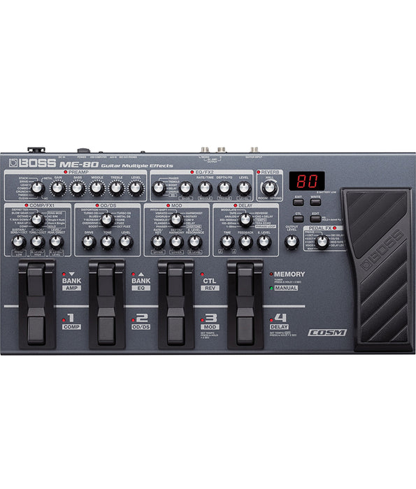 boss multi fx pedal Boss ME80 Guitar Multiple Effects with Looperalamomusiccenter.myshopify.comBossGuitar Pedals & Effects — Alamo Music Center