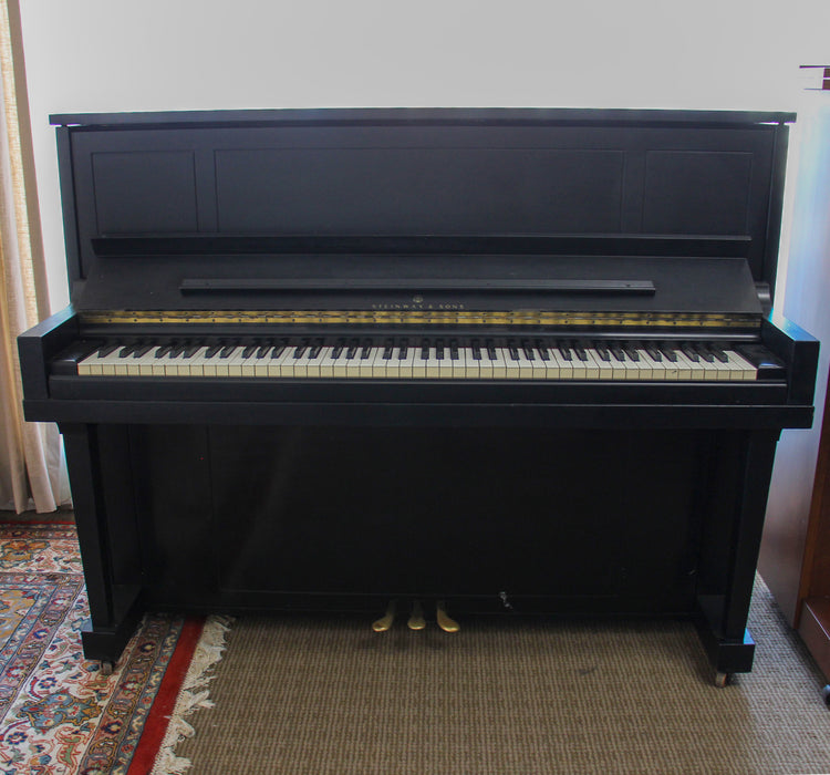 Steinway & Sons "45" Satin Ebony Studio Piano