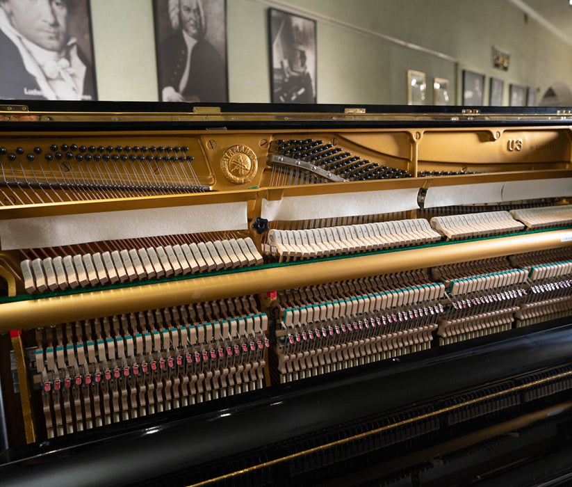 Yamaha U3 Upright Piano (1976) | Polished Ebony | 52" | Serial No. 2335582 | Used