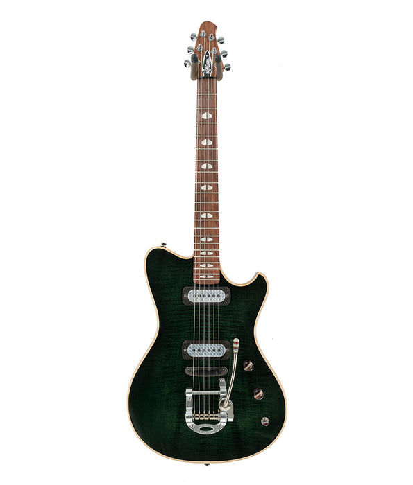 Powers Electric A-Type Select Flamed Maple, FF42 Pickups - Juniper Green | New