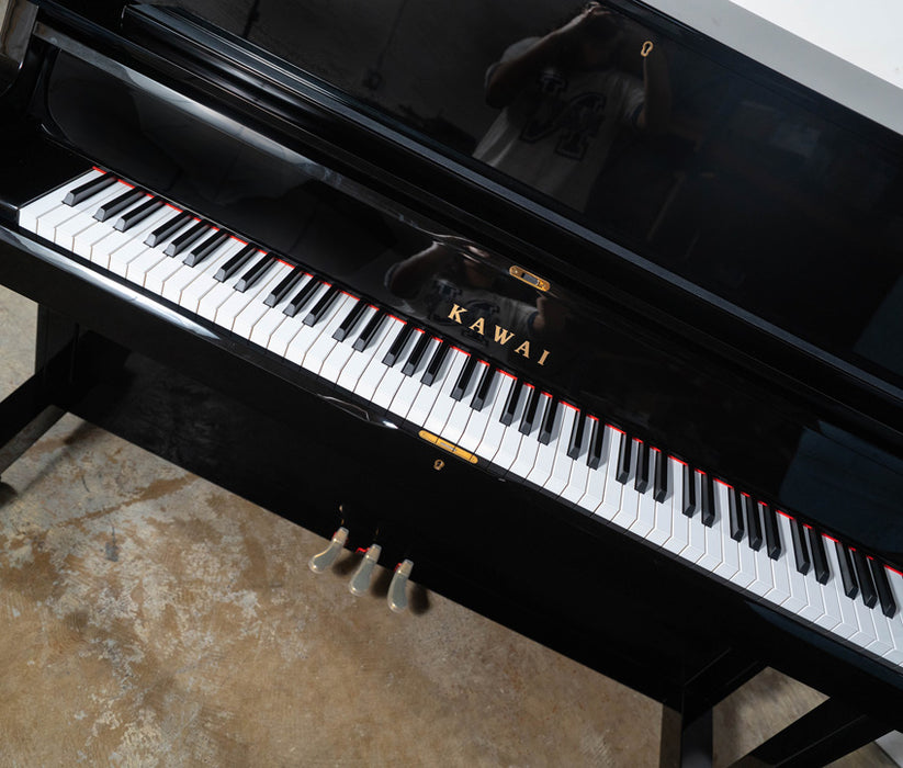 Kawai ST-1 Institutional Studio Upright Piano (2024) | Polished Ebony | 46" | Used