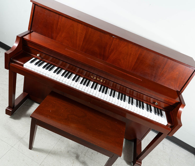 2023 Kawai Institutional Studio Upright Piano in Satin Mahogany | Serial No. F194265 | Used