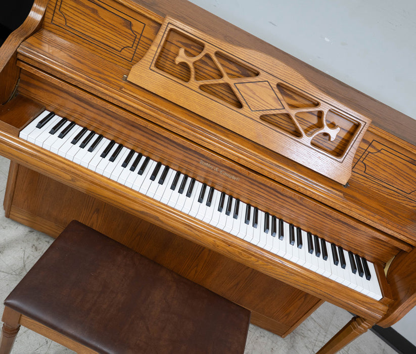 Kohler & Campbell SKV-430M Upright Piano in Satin Walnut | Serial No. IMH08179 | Used