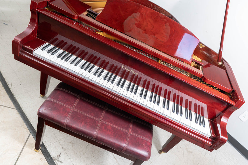 Wurlitzer C-143 Grand Piano | Polished Mahogany | 4'8"| Serial No. 67699 | Used