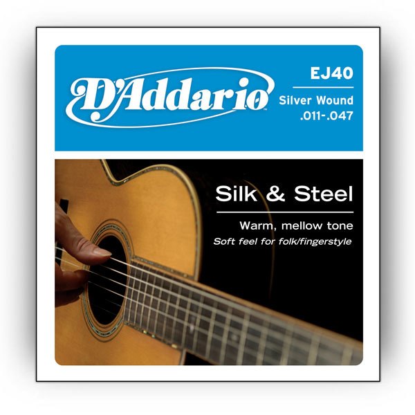 D'addario EJ40 Silk & Steel Folk, 11-47
