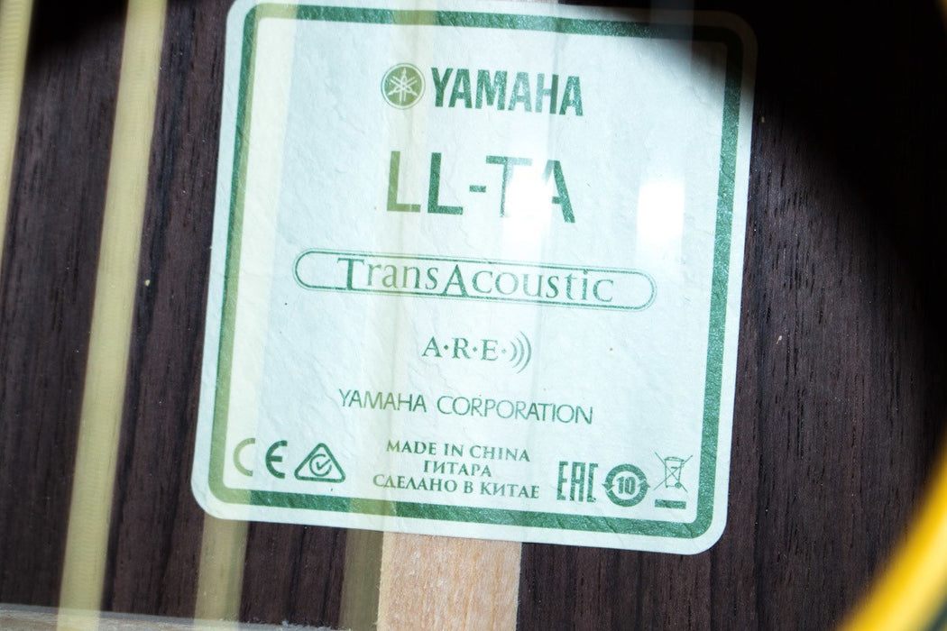 Yamaha LL-TA TransAcoustic Guitar - Vintage Tint