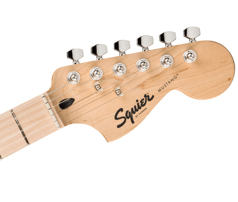 Squier Sonic Mustang Electric Guitar - Daphne Blue, Maple Fingerboard, White Pickguard | New
