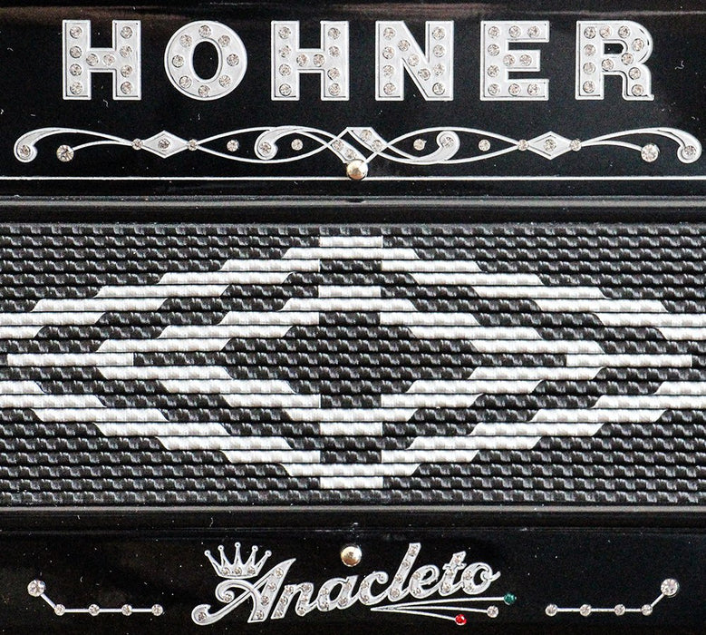Hohner Anacleto Rey Del Norte Black and Silver