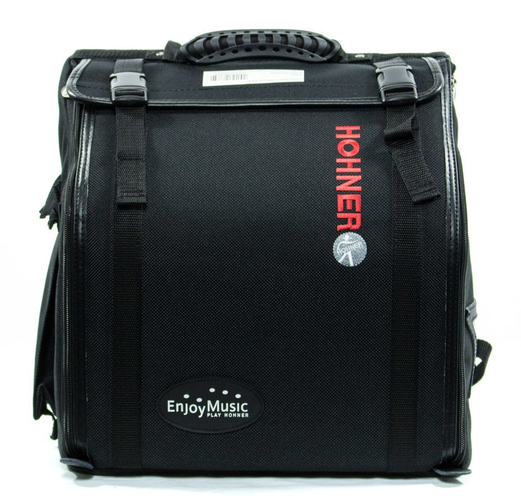 Hohner Corona II Xtreme FBbEb Button Accordion - Black