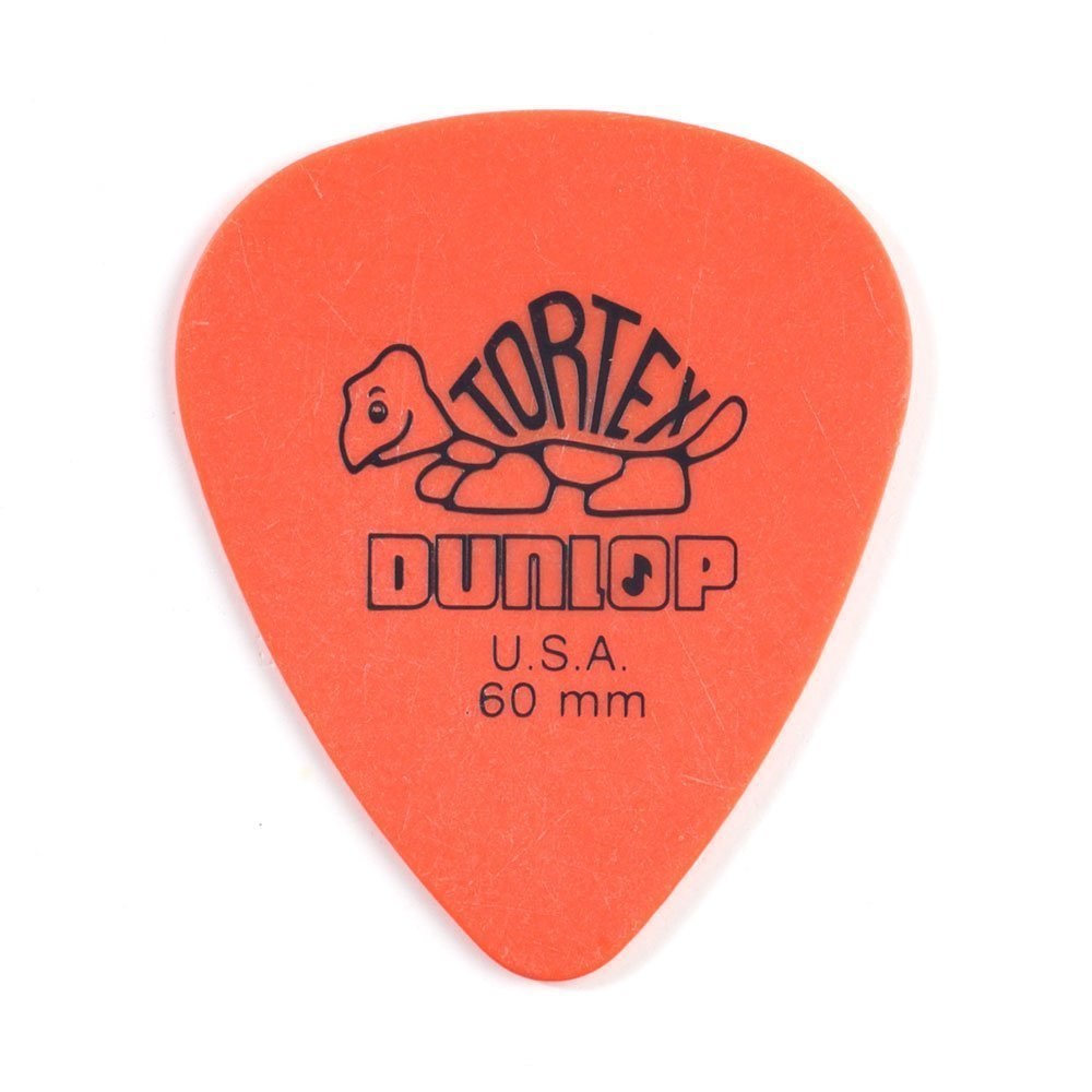 Dunlop Tortex Standard .60mm Orange Guitar Pick 12